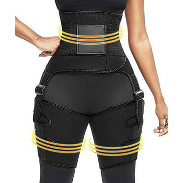 Waist Trainer and Hip Raise Shape Wear for Weight Loss EngineX4U 3-in-1 Neoprene Waist Thigh Trimmer and Butt Lifter with Waistbands Thigh Support for Women and for Men 